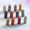 Acessórios para Joias DIY Contas Cerâmicas com Furo Reto Contas de Bambu Estilo Retrô Acessórios para Pulseira Colar Contas Artesanais Contas Soltas