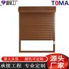 Fabricantes de fábrica de Hunan aleación de aluminio puerta enrollable eléctrica puerta de garaje puerta enrollable verde puertas y ventanas de persiana enrollable