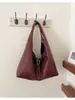2026 Bolso Tote Tejido Casual Nuevo de Gran Capacidad para Mujer Bolso de Hombro Retro Simple para el Trabajo y el Viaje