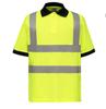Ropa Polo Reflectante de Manga Larga y Corta Transfronteriza Europea y Americana Logo Personalizado Seguridad Sitio de Construcción Ingeniería Ropa de Trabajo de Secado Rápido