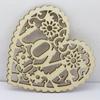 En stock Decoraciones creativas de madera para el día de San Valentín para novios y novias, decoraciones de escritorio, piezas de madera para disparos de bodas