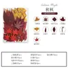Flores Secas DIY Embossed DIY Pacote de Material Embossado Petal de Foto Marcador de Página Cola de Flor Real Folhas Secas Espécime de Planta