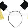 Temporada de Graduación Hebilla para la Cabeza Transfronteriza Ceremonia de Graduación Sombrero de Licenciado Sombrero de Doctor Hecho a Mano Decoración para Fiesta de Graduación Accesorios para el Cabello Diadema