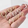 Fábrica de Origen Uilz Pendientes de Lujo con Fila Única de Diamantes, Aros Finos para Clip de Oreja, Pendientes Versátiles para Mujer con Diseño Único