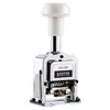 Deli 7506 Máquina Automática de Numeração Máquina de Codificação Multi-Dígitos Manual Tinta Marcador Financeiro Bancário Carimbo Digital
