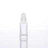 Venda por atacado 5ml ml de vidro transparente rolo frasco de contas de perfume spray frasco de óleo essencial conta-gotas garrafa de viagem frasco dividido portátil