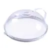Tapa Antisalpicaduras para Horno de Microondas, Tapa de Calentamiento Resistente a Altas Temperaturas y Aceite, Artefacto para Platos Calientes, Tapa Especial para Horno de Microondas, Alta Transparencia, Grado Alimenticio