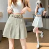 Falda Plisada Universitaria Dulce Fresca Chica Caliente Nueva Primavera 2026 para Mujeres Petites, Versátil Casual Corta que Reduce la Edad