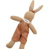 Cachecol de coelho de desenho animado coreano fofo, pingente de urso, tecido macio fofo tridimensional, chaveiro de animal, acessórios para pendurar na bolsa