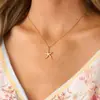 Collar de Estrella de Mar Estilo Coreano para Mujer, Diseño de Personalidad de Nicho, Cadena para Clavícula Moderna y Versátil, Collar con Colgante de Estrella de Cinco Puntas