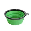 Cuenco plegable para teñir el cabello en peluquerías, herramienta para teñirlo, mango portátil, recipiente de silicona para aceite de hornear.