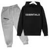 Ropa de punto con estampado de letras para niños de primavera y otoño, europea y americana, transfronteriza, traje para niños, se puede imprimir logo