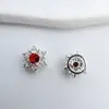 Colar de Contas Multi-passo Estrela Floco de Neve Zircônia Microincrustada Banhado a Ouro Cobre Acessórios para Joias DIY Material de Contas de Cristal