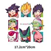 Personaje de Anime Dragon Ball Transferencia de Calor Tinta Blanca Impresión por Transferencia de Calor Sudaderas de Color Sólido para Hombre y Mujer Personalizadas desde Una Pieza