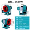 Ventilador Centrífugo Multi-lâminas DF380V Trifásico Resistente a Altas Temperaturas para Secagem Extração de Fumaça Aspiração Tiragem Induzida Pequeno Ventilador Industrial