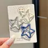 Pinza para el Cabello Estrella Azul, Linda Pinza Lateral para la Frente y Flequillo Lateral, Pasador de Alta Gama para la Parte Posterior de la Cabeza, Pinza Pequeña para Cabello Suelto, Accesorio para el Cabello