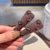 Pinza de Pelo de Felpa con Lazo de Pedrería de Lujo de Gama Alta para Mujer, Pinza Dulce para Flequillo Frontal, Pinza para Mechones Laterales