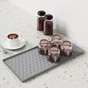 Tapete para Máquina de Café, Tapete de Secagem de Louça, Tapete Drenante para Balcão de Bar, Tapete de Silicone para Bancada de Cozinha, Tapete para Mesa de Jantar, Tapete Superior para Máquina de Café