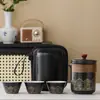 Juego de Té de Viaje, Taza Rápida, Taza de Té de Lujo Ligero para Exteriores, Juego Pequeño, Regalo de Negocios, Regalo Souvenir
