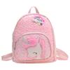 2024 Nueva Mochila para Niña Pequeña Lentejuelas de Unicornio Lindas Hombros Mini Coreana Jardín de Infancia para Niños Bolsa Pequeña