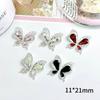 Nuevo Celebrito Cibernético Medio Alado Aleación Diamante Explosión de Diamantes Mariposa Joyería para Uñas Uñas Portables Armadura Accesorios Material