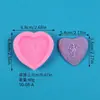 Molde de silicona con forma de corazón para hornear galletas de chocolate y chocolate, ideal para hacer pasteles con diferentes formas de amor.