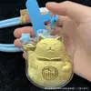 Gato de la Suerte Chapado en Oro, Dibujo Animado del Dios de la Riqueza, Atrae Riqueza, Trae Prosperidad, Correa para Cadena de Teléfono Móvil, Decoración, Colgante para Bolso