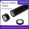 Série de soldador de isolamento de bancada Teflon fita antiaderente Teflon de alta temperatura desmoldando resistente ao desgaste fita preta isolante ao calor