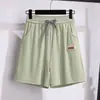Nuevos Shorts Casuales de Seda Helada Estilo Comercio Exterior para Hombre, Verano 2026 Delgados Sueltos Caídos Modernos Rectos para Hombre