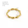 Anillo de Moda Transfronterizo Europeo y Americano de Acero Inoxidable 316 para Mujer, Modelo Nuevo, Forma Ovalada Cerrada, Personalidad Vintage, Joyería Simple para Mano