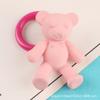 Criativo Urso Sentado Chaveiro Pingente Candy Color Resina Urso Acessórios Fresh Couple Bag Pendurado Ornamentos