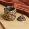 Aleación de cobre Vintage Antiguo quemador de incienso de grulla accesorios para el hogar quemador de sándalo Wenwan adornos de escritorio de bronce viejo