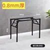 Estrutura de mesa dobrável pernas de mesa brancas restaurante metal suporte de camada dupla prateleira dobrável suporte de flores suporte de mola atacado