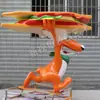 Escultura IP luminosa de PRFV personalizada mascote de grande empresa figura de desenho animado fábrica de origem instalação no local