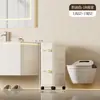 Gabinete Estrecho de 18 cm para Cocina y Baño del Hogar, Estante de Almacenamiento Impermeable, Gabinete para Espacios Pequeños, Gabinete de Almacenamiento Tipo Cajón