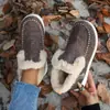 Zapatos Transfronterizos Talla Grande Zapatos de Algodón para Mujer Invierno 2024 Nuevos Botas de Nieve Cálidas Antideslizantes de Gamuza Estilo Europeo y Americano para Mujer