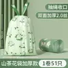 Sacos de Lixo Grandes Camélia Sem Rasgos para Cozinha Doméstica, Espessados, Sacos Plásticos com Cordão Manual e Fechamento Automático para Uso Doméstico