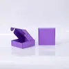 Caja de Joyería Sundate Dura de Doble Cara de Colores con Forma de Avión, Caja de Embalaje Estilo Ins, Caja de Papel Plegable para Tarjetas, Caja para Entrega Urgente