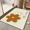 2026 Tejido de Tecnología Fresca Alfombra Suave para Piso Alfombra Baño Tocador Entrada Absorbente de Agua Antideslizante Felpudo
