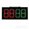 Placa eletrônica de substituição de futebol LED, placa de cronometragem recarregável de dupla face, placa de exibição de pontuação e substituição específica para competição de árbitro