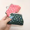Fornecimento transfronteiriço tecido laminação moeda de amor carteira infantil mini bolsa de boca dourada pequeno presente atacado