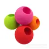 Gris EVA Pistola de Fascia Cabeza de Bola de Masaje Cabeza de Pistola de Masaje Cabeza de Bola de Masaje con Forma Especial de EVA Bola de Fascia Bola de Masaje Arcoíris