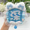 Qizhenkai Pingente de Crachá com Letra Única Tecido Não Tecido Produto Artesanal Suporte para Shows de Celebridades Ornamento Pendurado Refletivo