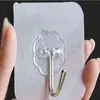 Gancho de Anel Giratório Gancho Adesivo Forte Sem Perfuração Suporte de Fixação para Barra de Toalha Haste Telescópica Suporte para Varão de Cortina