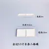 Pote Criativo para Temperos com Borda Dourada para Uso Doméstico, Pequeno Prato de Cerâmica para Molhos para Hotel, Prato Multiuso para Vinagre, Suporte para Hashi, Prato para Molho para Fondue