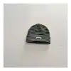 Colección nueva de otoño/invierno 2026 para niños estilo coreano: gorro de punto rayado personalizado, cálido y acogedor, con borde enrollado y diseño para poner