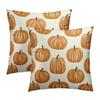 Funda de Almohada Hoja de Arce Calabaza Amazon Decoración de Acción de Gracias Funda de Cojín para Sofá de Casa Nueva Funda de Calabaza