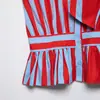 Popular camisa de moda de la marca Z, a rayas, estilo europeo y americano, con lazo, accesorio femenino transfronterizo, dulce y fresco, Sudeste ZA