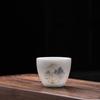 Taza de té de jade grasa de oveja de Dehua, taza de té doméstica, porcelana blanca, juego de té dorado, venta al por mayor, regalo, regalo, regalo