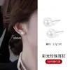Brincos de Tarraxa com Pérola Grande Swarovski em Prata Pura S999 2026 Mais Vendidos Brincos Amigáveis às Orelhas com um Estilo Francês de Alto Padrão
